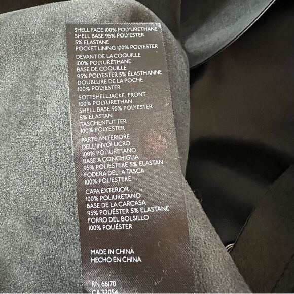 NWT Free People We the Free Jacket Black Vegan Leather Size XL - Picture 9 of 9